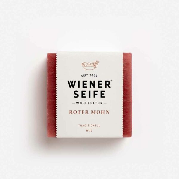 Wiener Seife Roter Mohn N°16