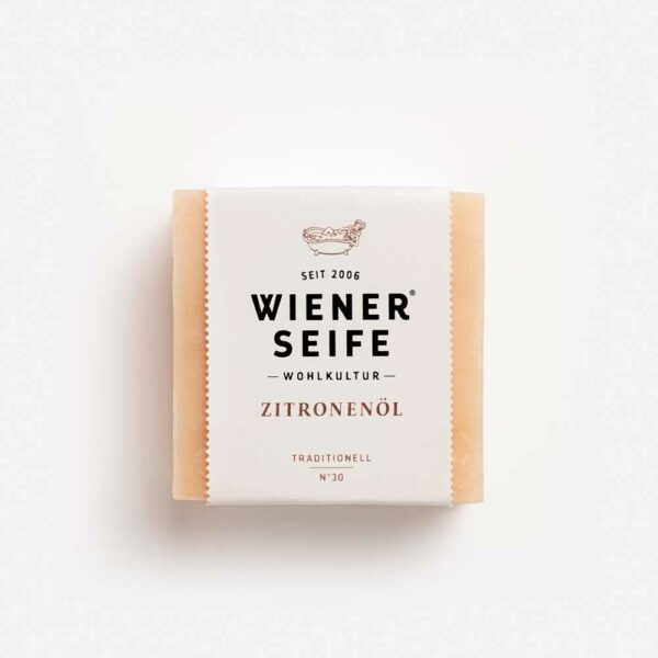 Wiener Seife Zitronenöl N°30 – Frisch, reinigend, belebend